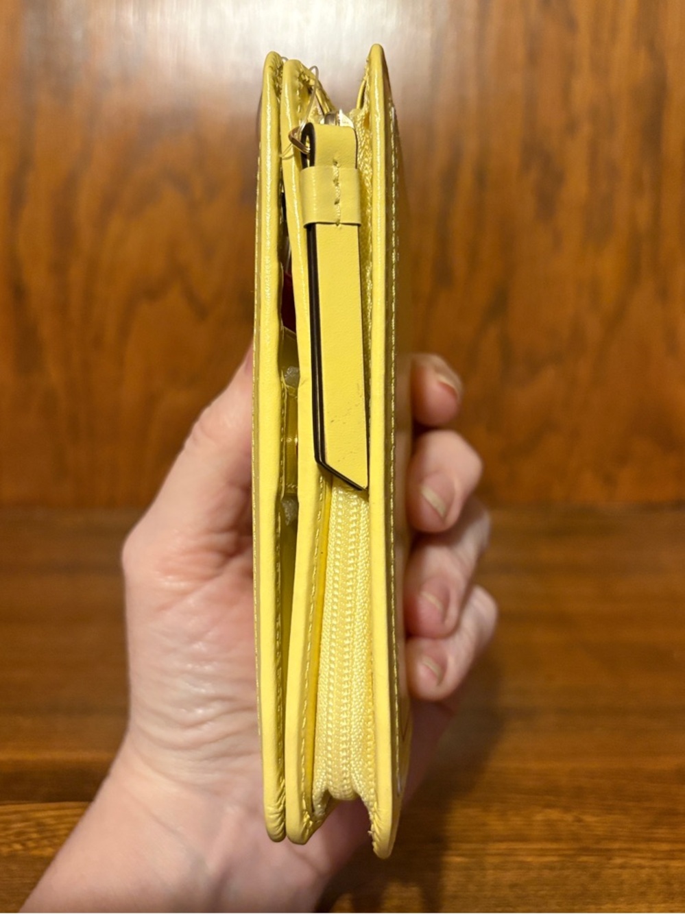 NWT-Radley London-Oh Buoy π Medium Bifold Wallet-Light Yellow-$108 - Picture 7 of 16